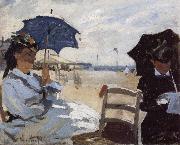 Claude Monet The Beach at Trouville Spain oil painting artist
